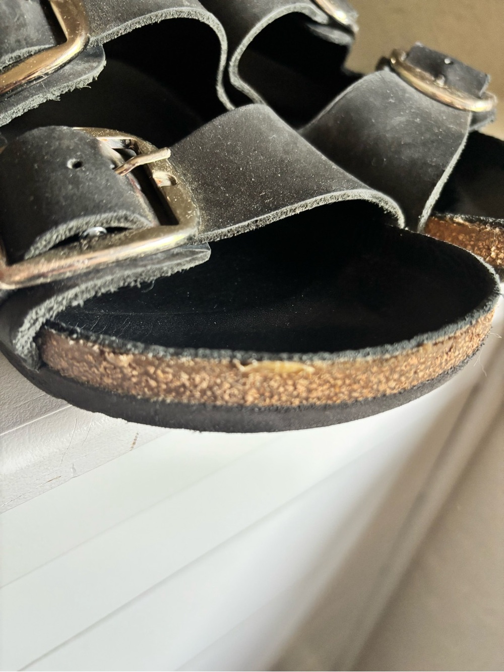 Birkenstock Arizona Big Buckle Black Slides Size 38 - US 7-7.5 - Picture 5 of 11